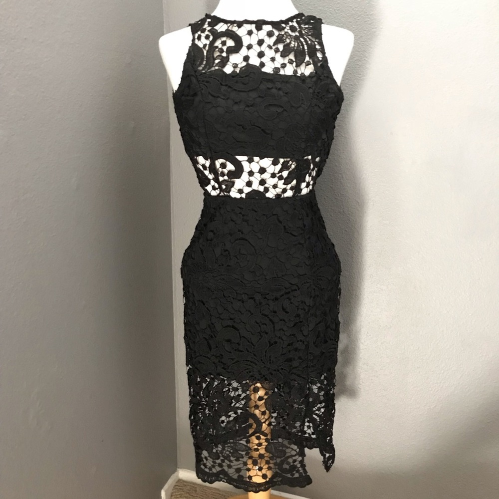 Sexy Black lace party dress worn once